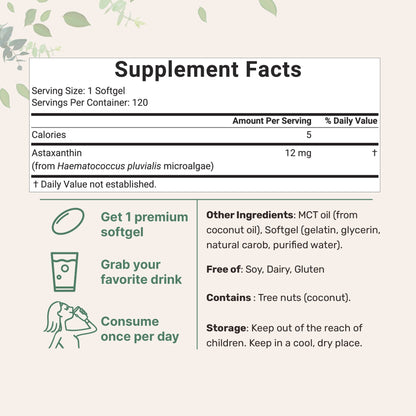 ReMagine Astaxanthin 12mg